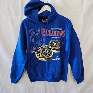 Chinatown Market Champions Blue Pullover Sweatshirt Size Small